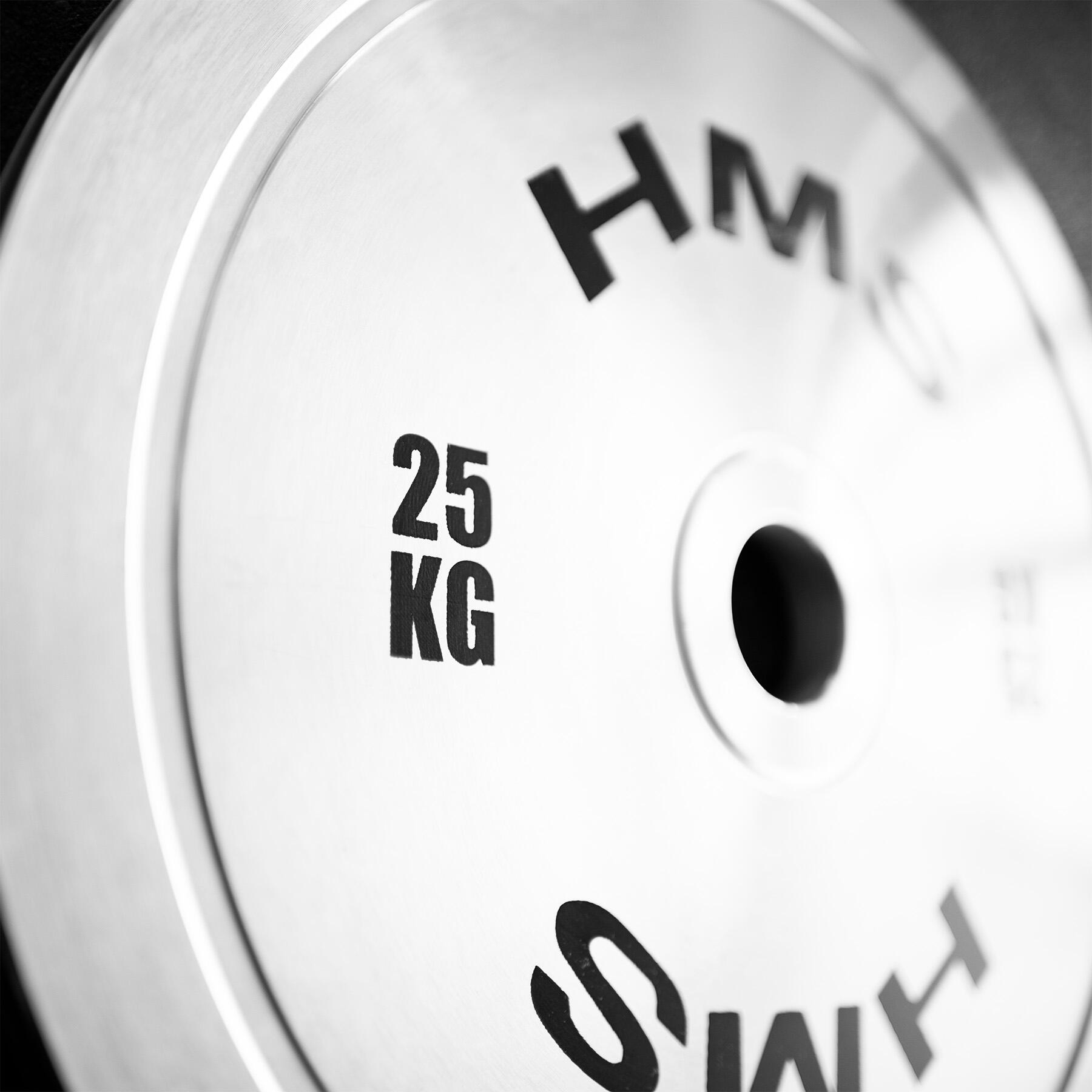 Ocelový olympijský kotouč HMS TOS250 25 kg 4/7