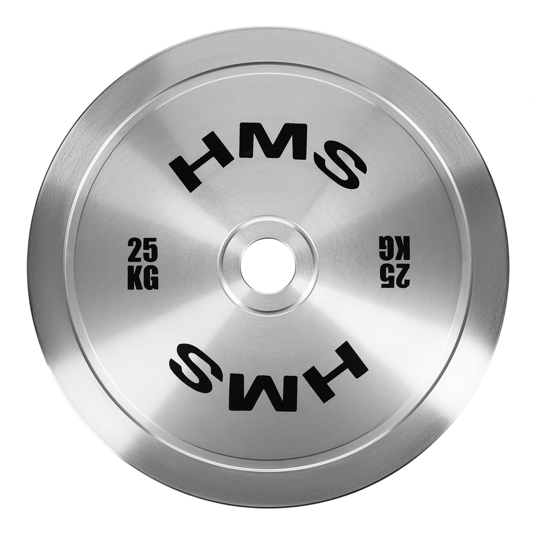 HMS Ocelový olympijský kotouč TOS250 25 kg