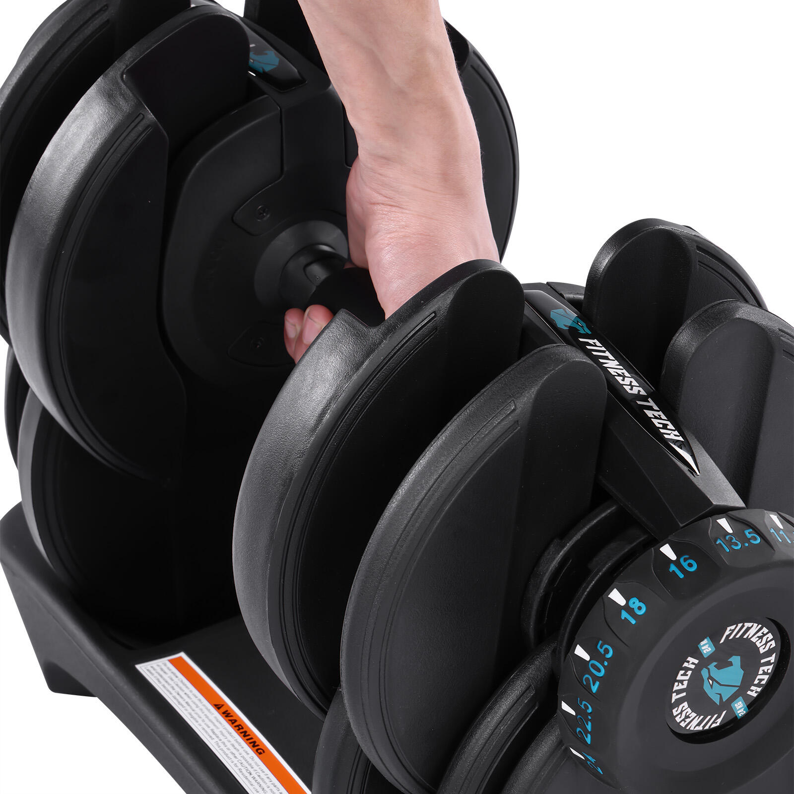 Mancuerna Ajustable de 2.5kg a 24kg Fitness Tech - Unidad 7/7