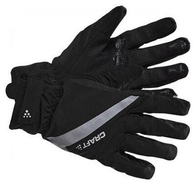 Craft rain 2.0 road waterproof winterhandschoenen zwart unisex