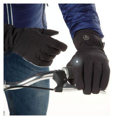 Rękawiczki rowerowe Long City ze zintegrowanym oświetleniem ledowym usb Tucano U