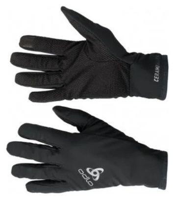 Odlo ceramiwarm grip winter gloves black unisex