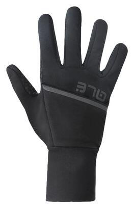 Alé scirocco luvas de inverno preto