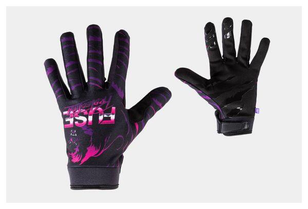 Gants Longs Fuse Chroma Night Panther Noir / Rose / Violet 3/7