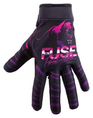 FUSE Guanti lunghi Fuse Chroma Night Panther Neri / Rosa / Viola