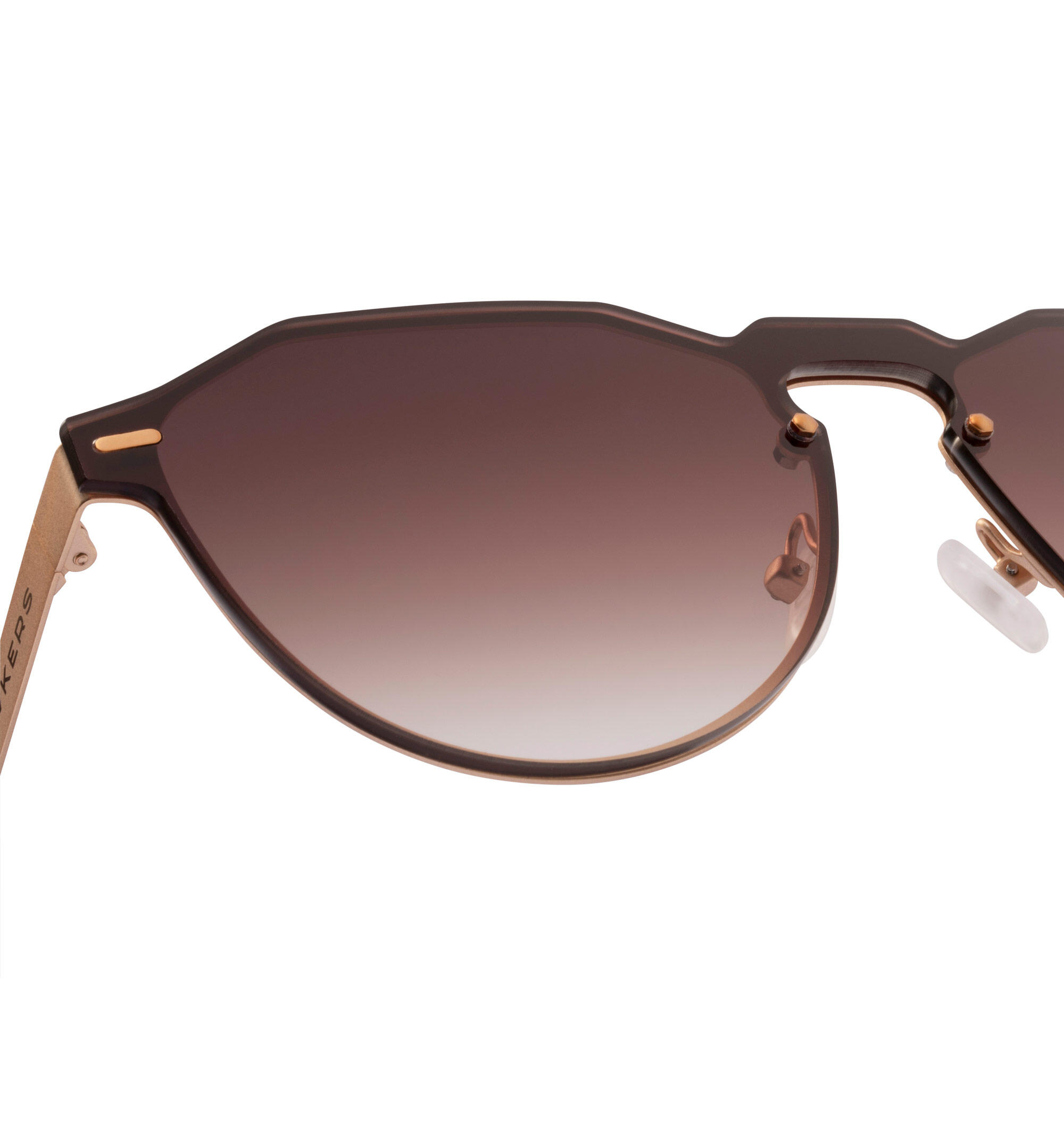 HAWKERS - Gafas de Sol para Hombre y Mujer WARWICK VENM METAL - GOLD BROWN 3/6