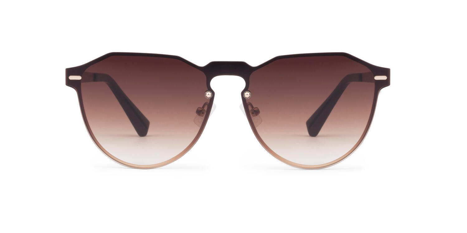 HAWKERS - Gafas de Sol para Hombre y Mujer WARWICK VENM METAL - GOLD BROWN 2/6