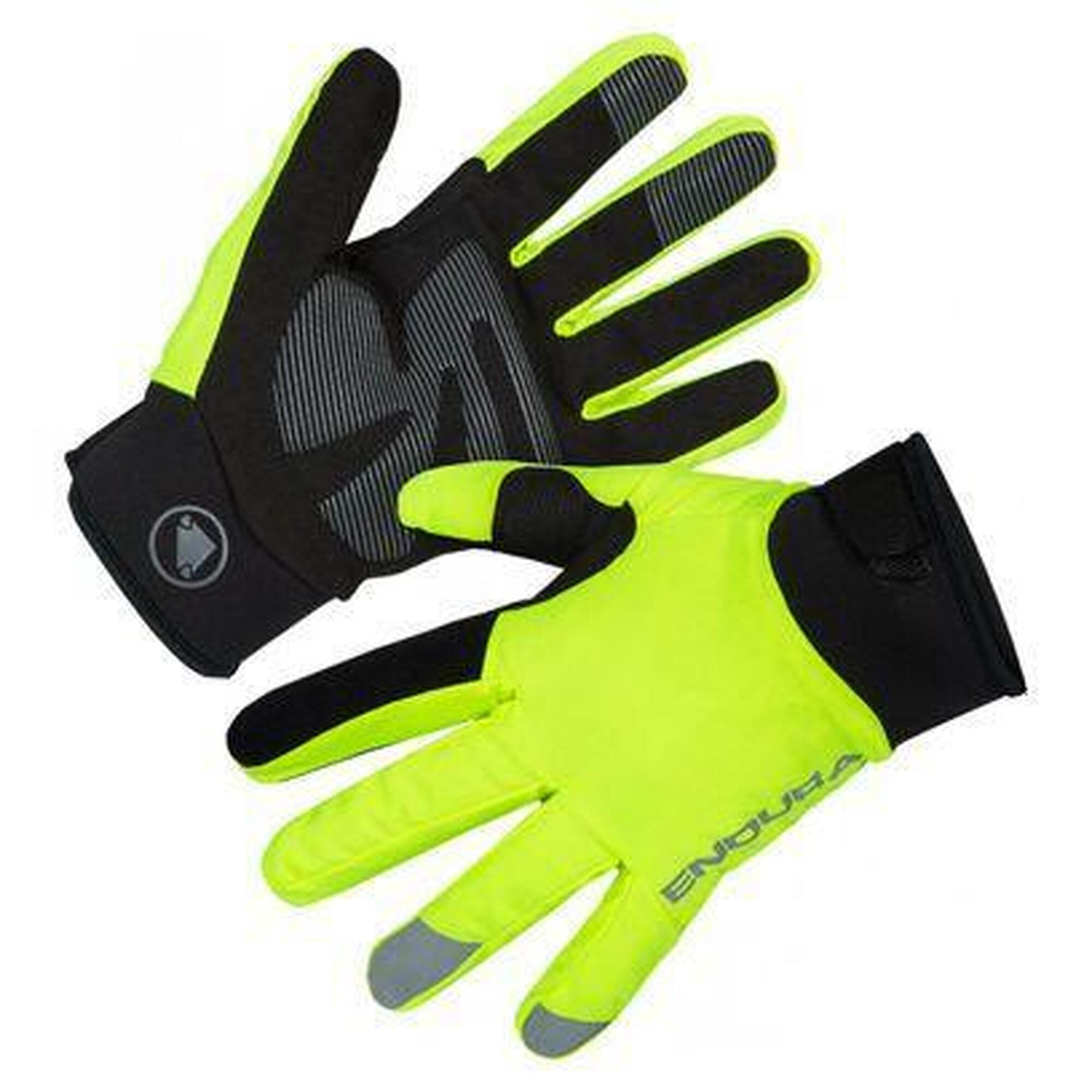 Endura - Gants Longs Endura Strike Jaune Fluo — Paume En Gel - Gants - Jaune|noir - 40 M - Decathlon
