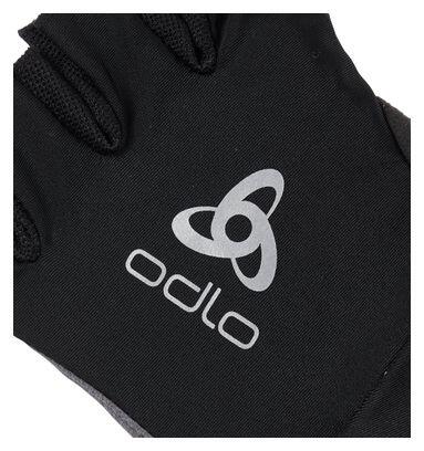 Guanti da ciclismo Odlo Active Road Nero Unisex 2/4