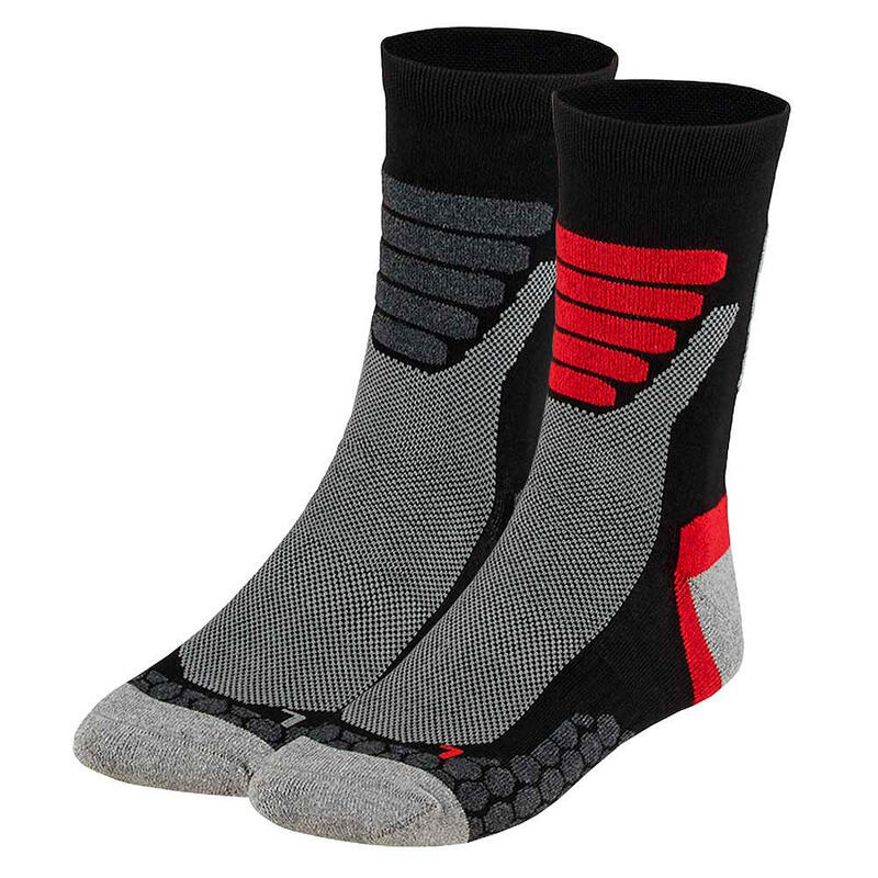 Xtreme Chaussettes de marche 2 paires Multicolore Noir