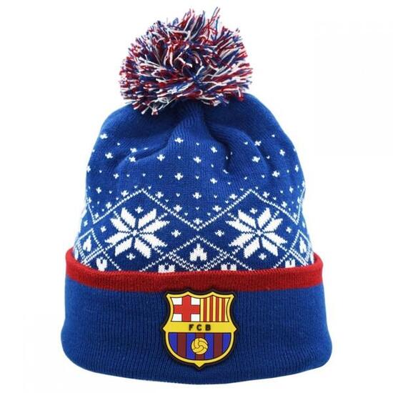 FC Barcelona czapka zimowa FCB Christmas Hat granatowy OSFM