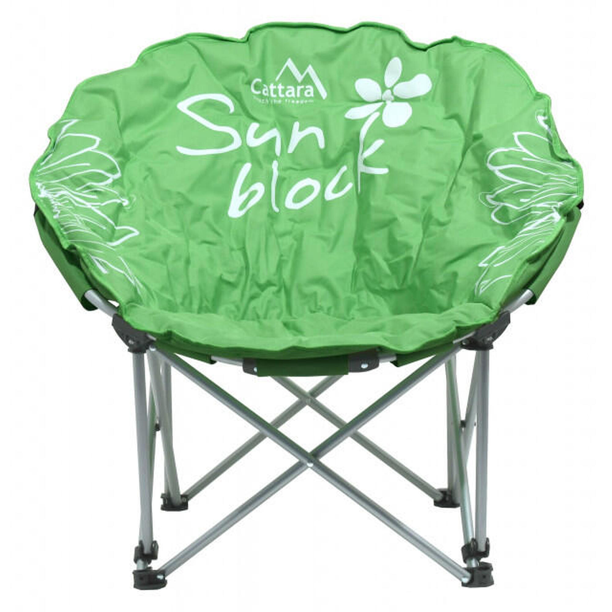 Scaun pliabil Cattara Flowers verde