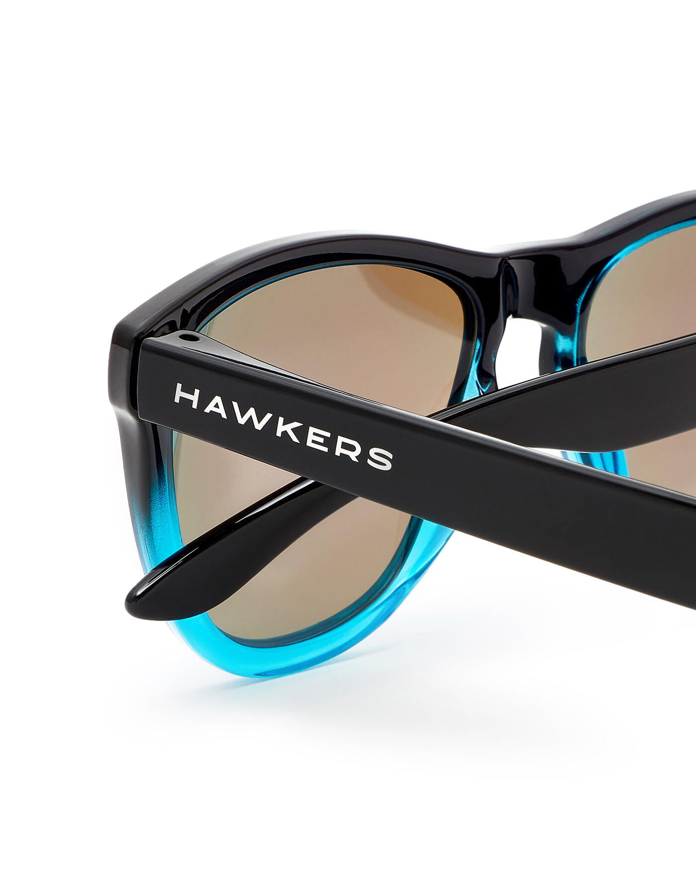 HAWKERS - Lunettes de soleil pour homme et femme ONE - FUSION BLACK CLEAR BLUE 5/6