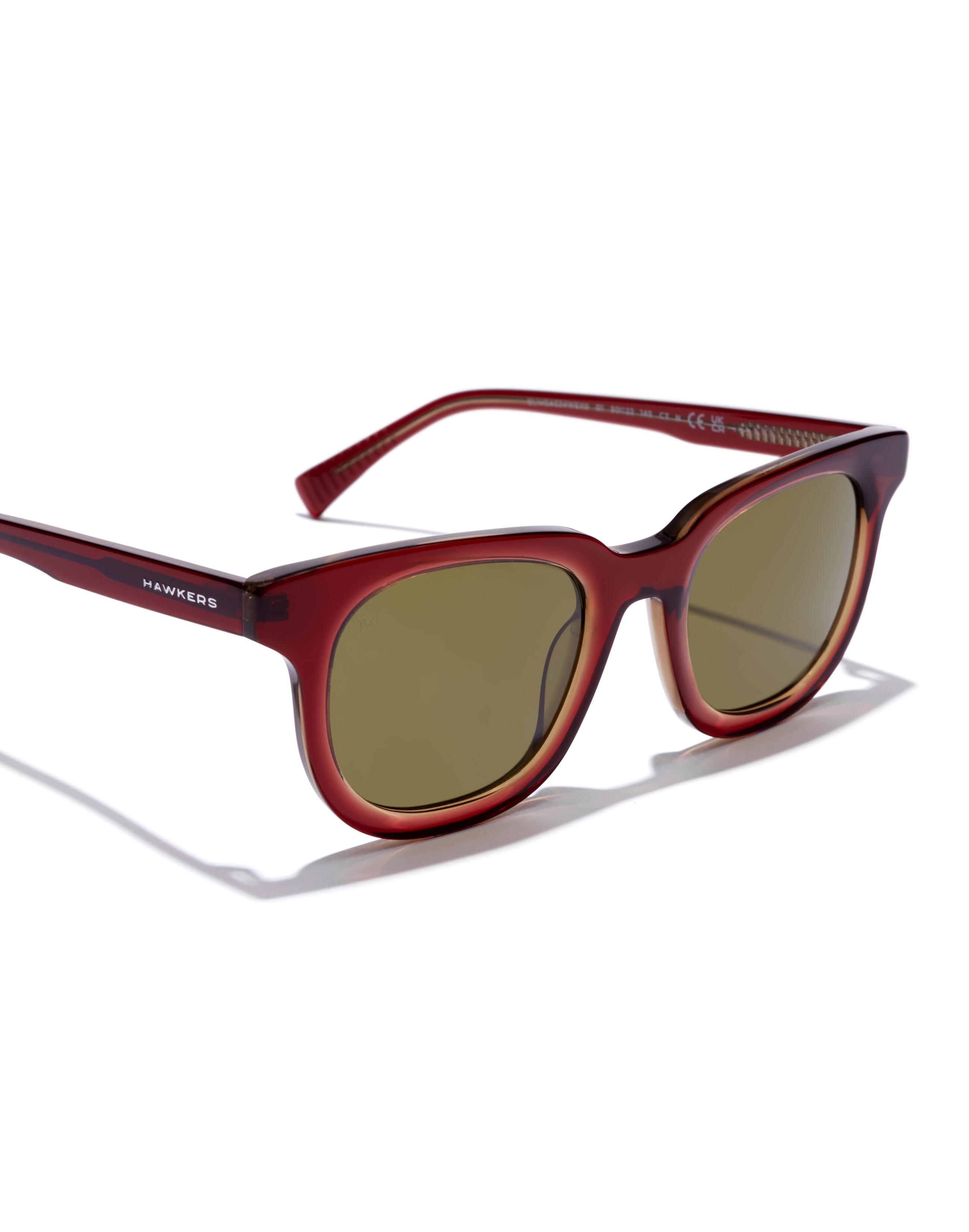 HAWKERS - Lunettes de soleil pour homme et femme OASIS - BROWN VINTAGE JUNIPER 4/6