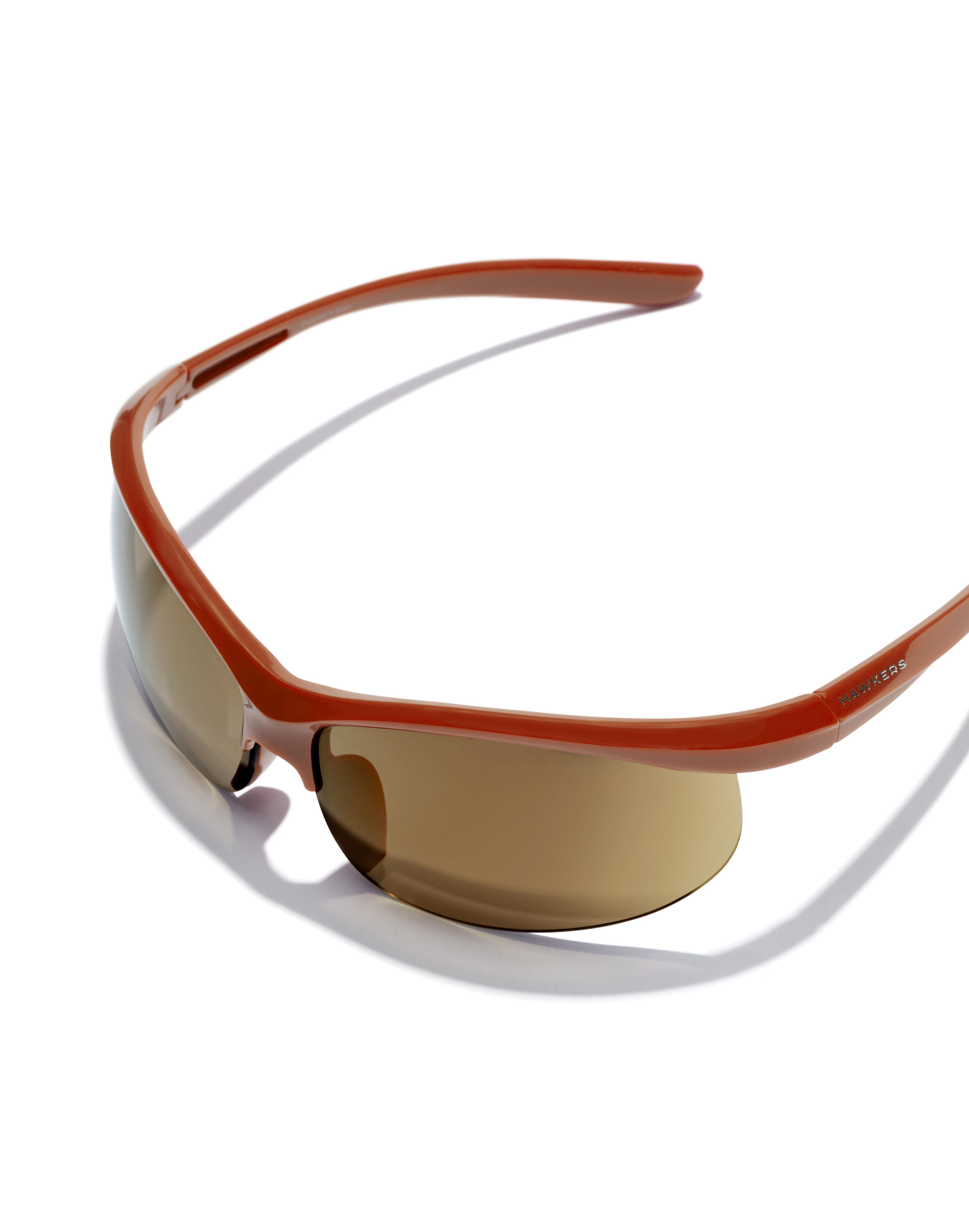 HAWKERS - Lunettes de soleil pour homme et femme RADIANTE - DARK RED BEIGE 4/8