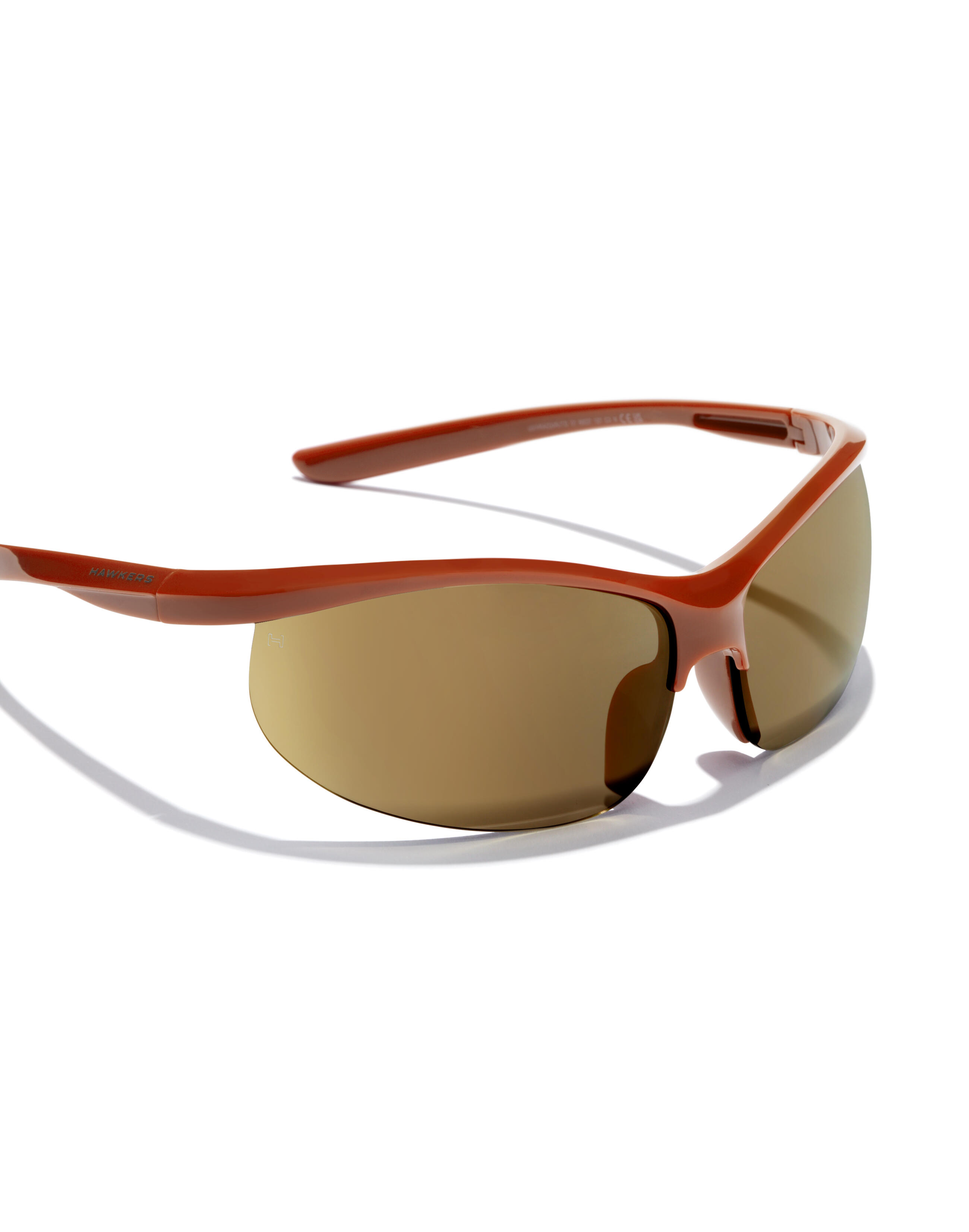HAWKERS - Lunettes de soleil pour homme et femme RADIANTE - DARK RED BEIGE 3/8