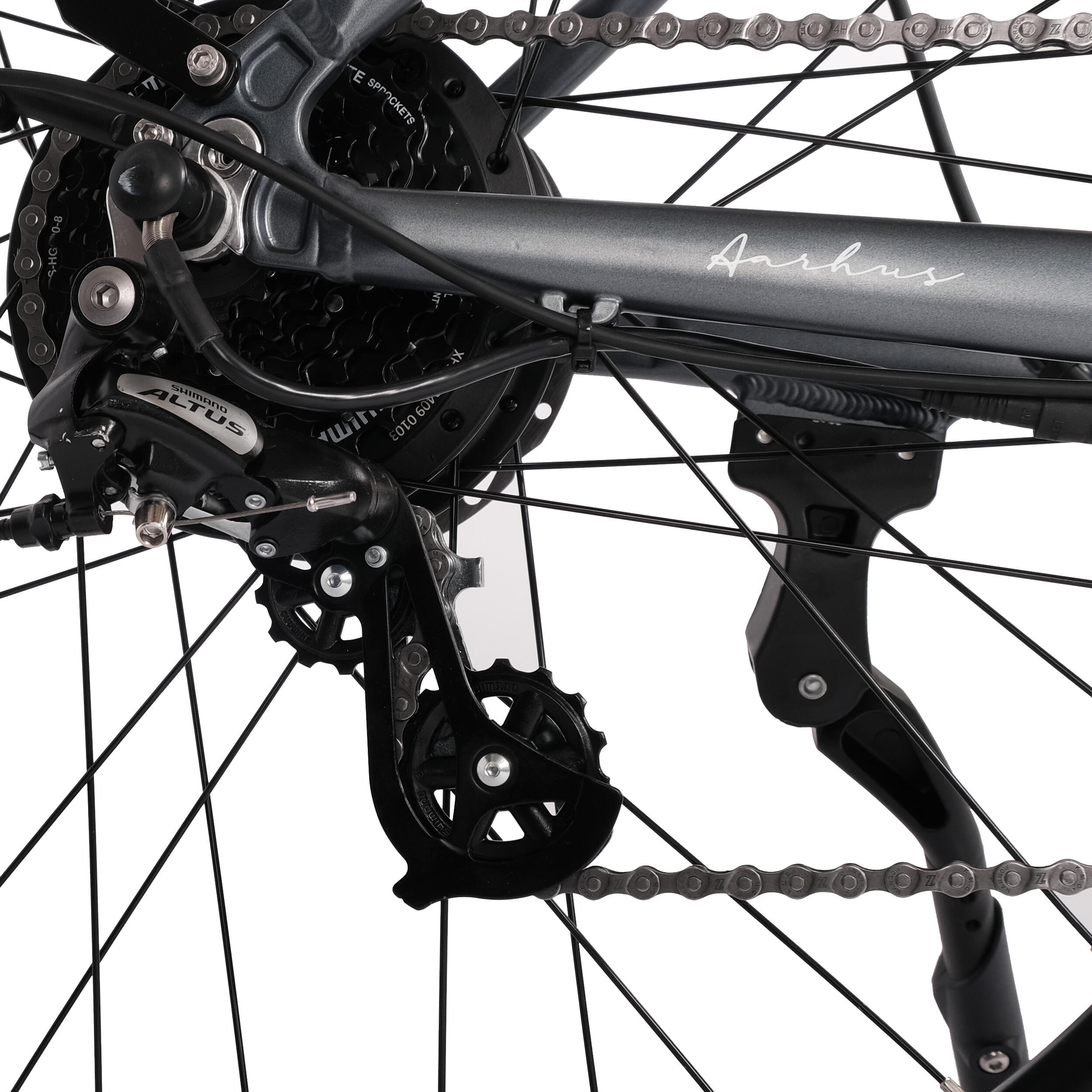 Aarhus Step 2025 - Urban E-Bike met 48V 14Ah Accu - Grafietgrijs 3/7