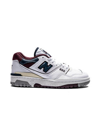 New Balance 550 White Navy NB Burgundy - Größe EUR 40