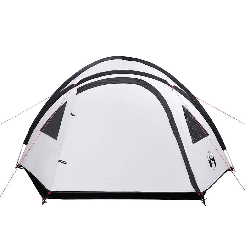Tienda cúpula VidaXL para 4 personas, blanca blackout 6/7