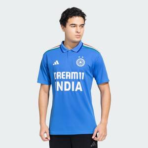 Adidas IND CRI FAN JSY Men Cricket Jerseys Blue