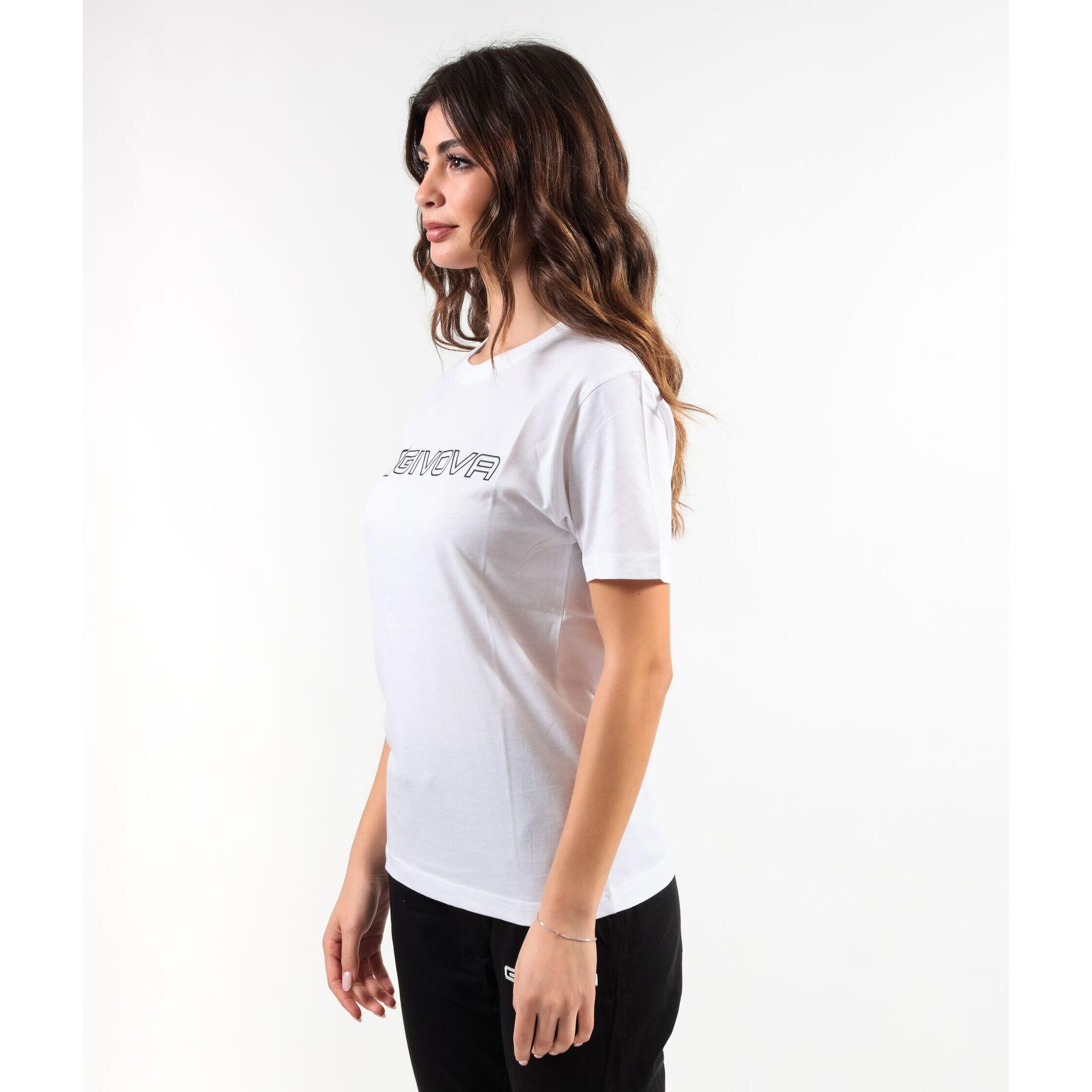 Givova Mondo Wit XL Katoen T-shirt voor Sportliefhebbers 3/5