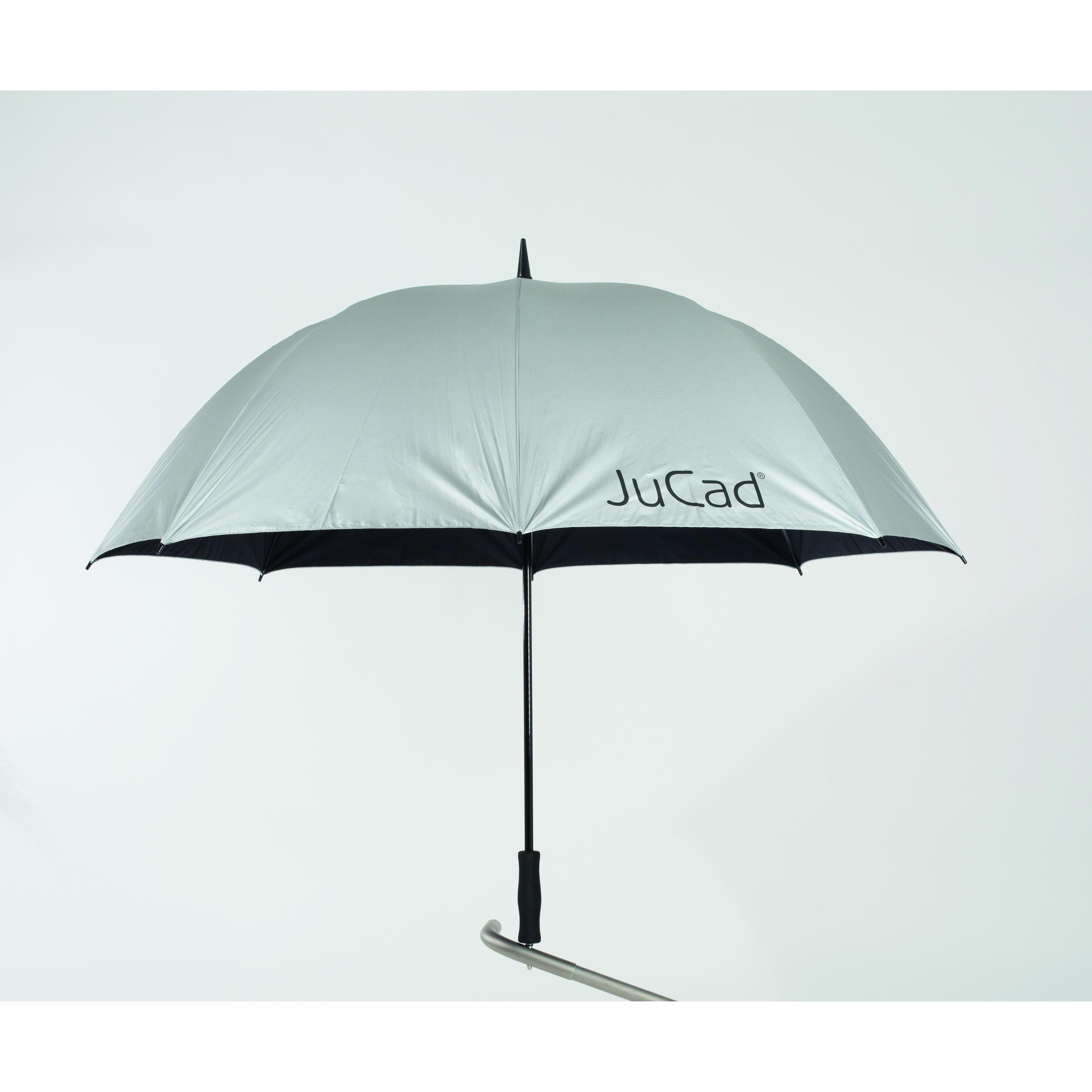 JUCAD Teleskopischer Regenschirm mit Schaft JuCad