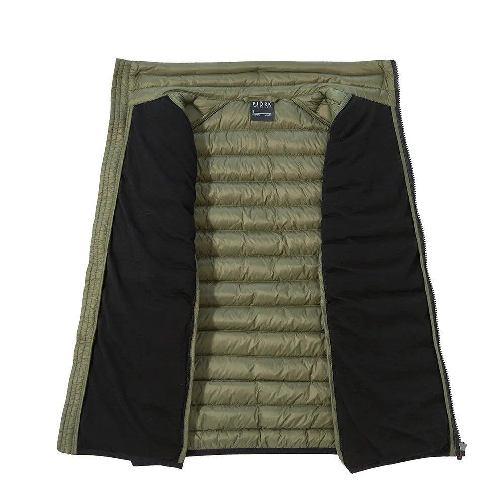 Ärmellose Daunenjacke Merino Nordend Damen 3/5
