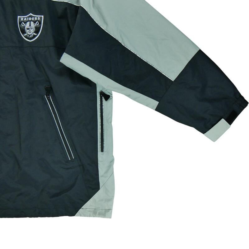 Segunda Vida - Parka de los Oakland Raiders de la NFL para hombres - Muy Bueno