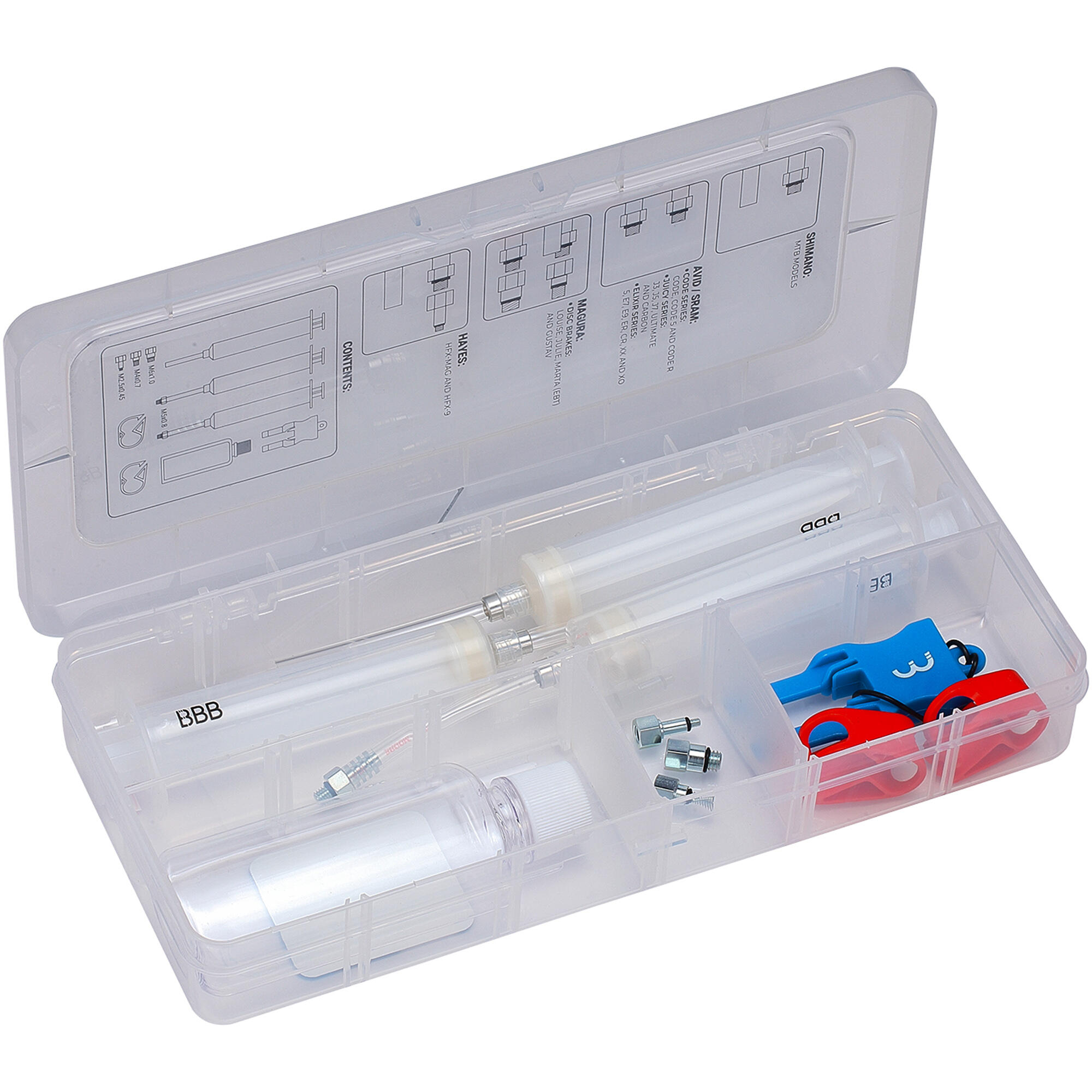 Kit de purge universel pour frein à disque BBB Cycling 4/6