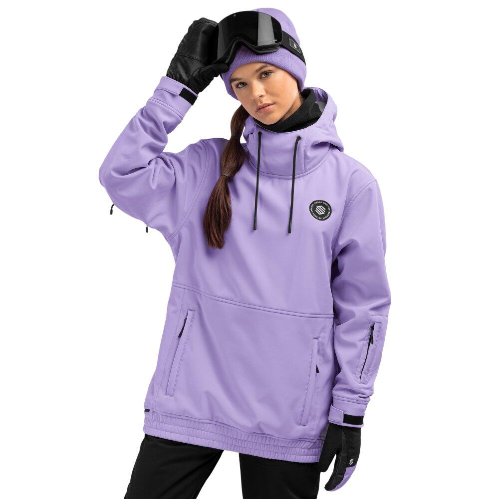 SIROKO Damen Wintersport snowboardjacke für W1-W Snowy Lavendel