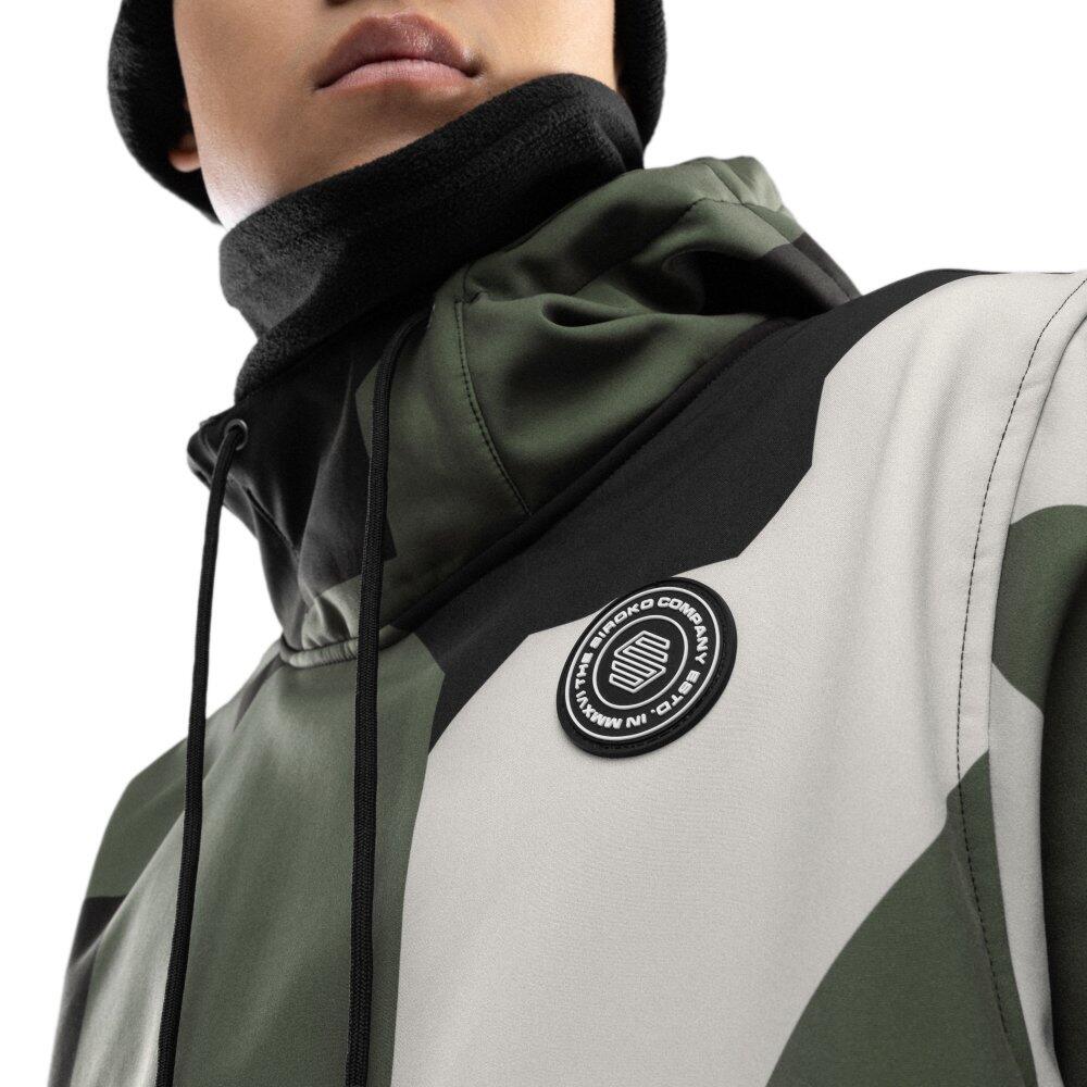 Giacca da snowboard da uomo Sport invernali W1 Corbet Verde 4/7