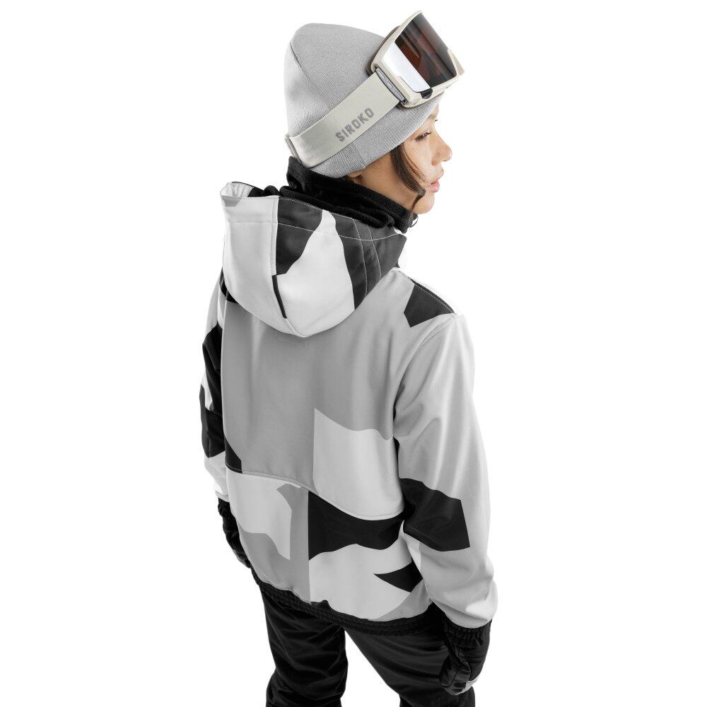 Giacca da snowboard da donna Sport invernali W1-W Tibet Grigio 2/7