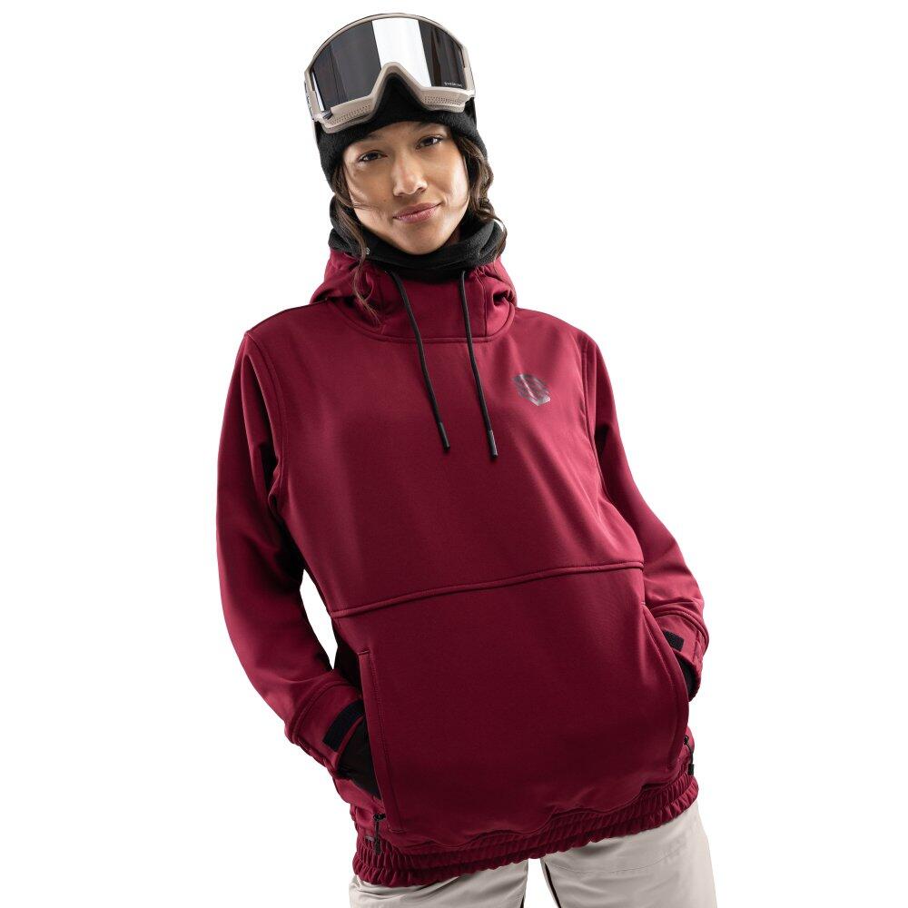 SIROKO Women Winter sports 's snowboard jacket W1-W Groenland Maroon
