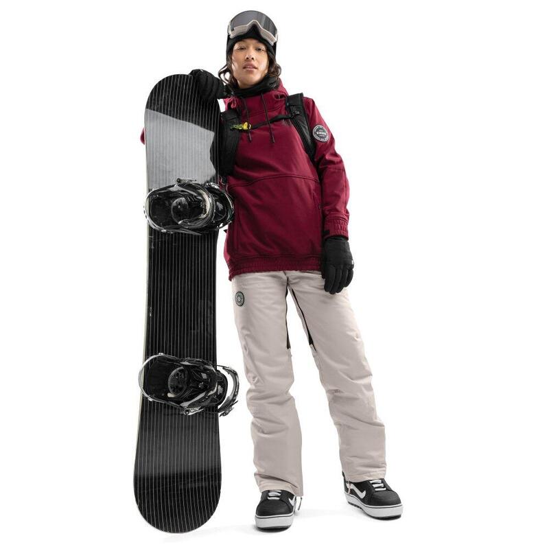 Veste snowboard femme Sports d'hiver W1-W Groenland Bordeaux