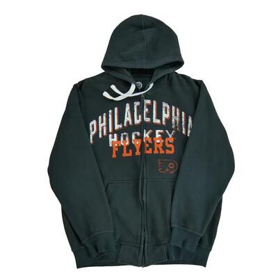 Seconda Mano - Felpa con cappuccio nera NHL da uomo - Stato molto buono