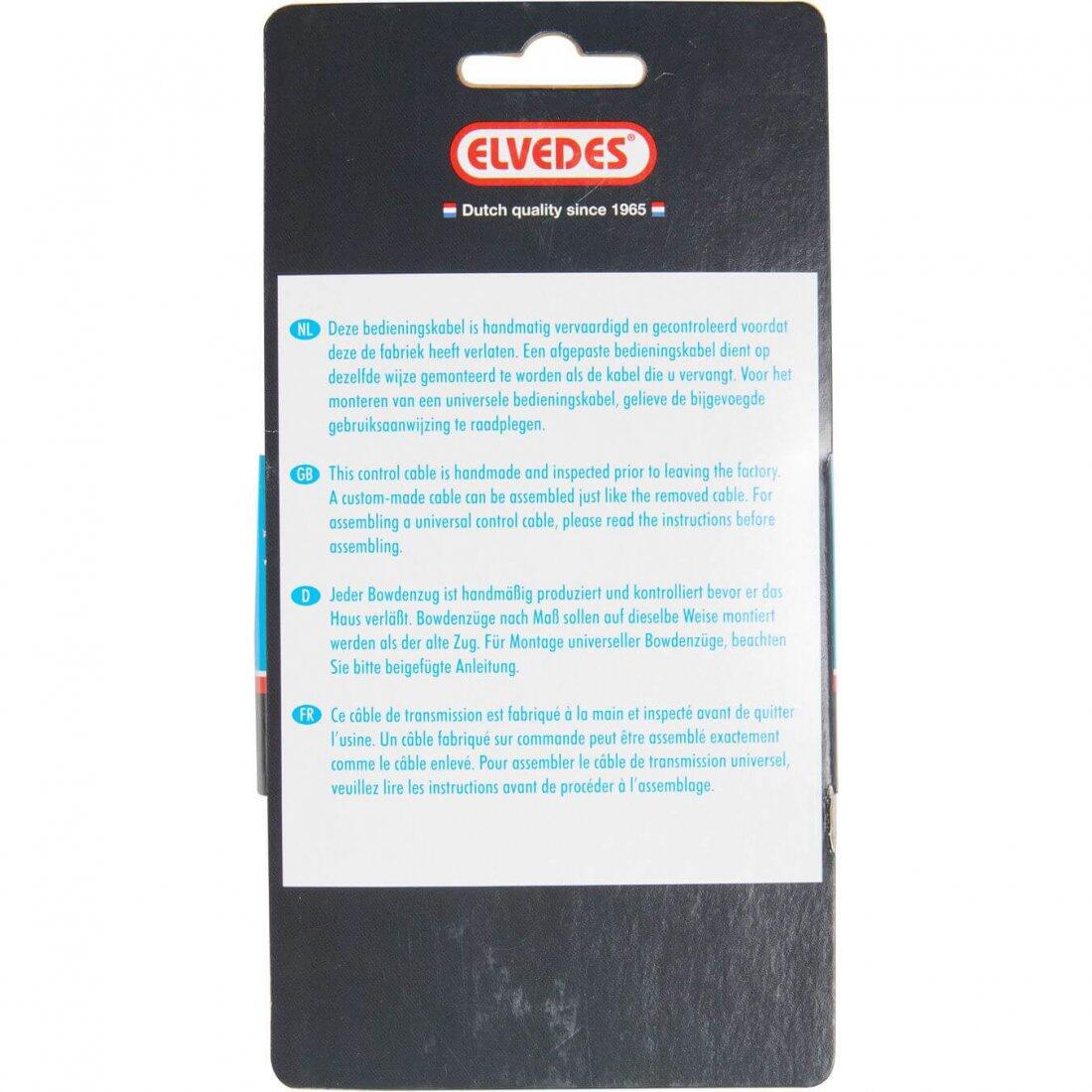 Universeller Schaltzugsatz Elvedes 1700 2250 mm - Schwarz 2/4