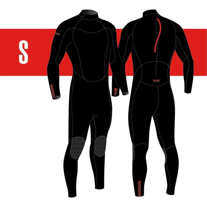 4/3 Stamiina - Zip Dos L/S Combinaison Surf Homme