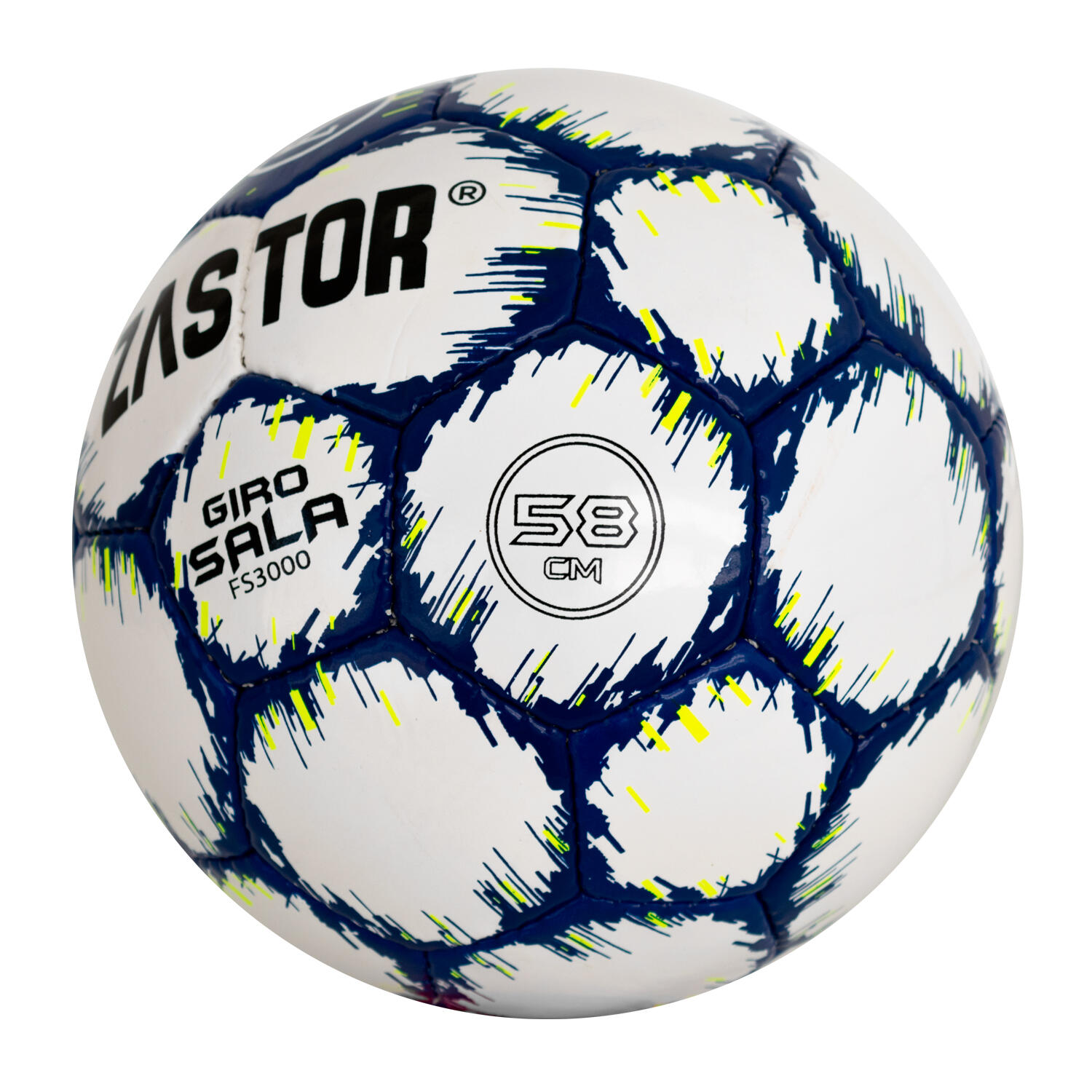 Balón de Fútbol Sala Zastor Giro 62FS3000 Azul T-58 2/4