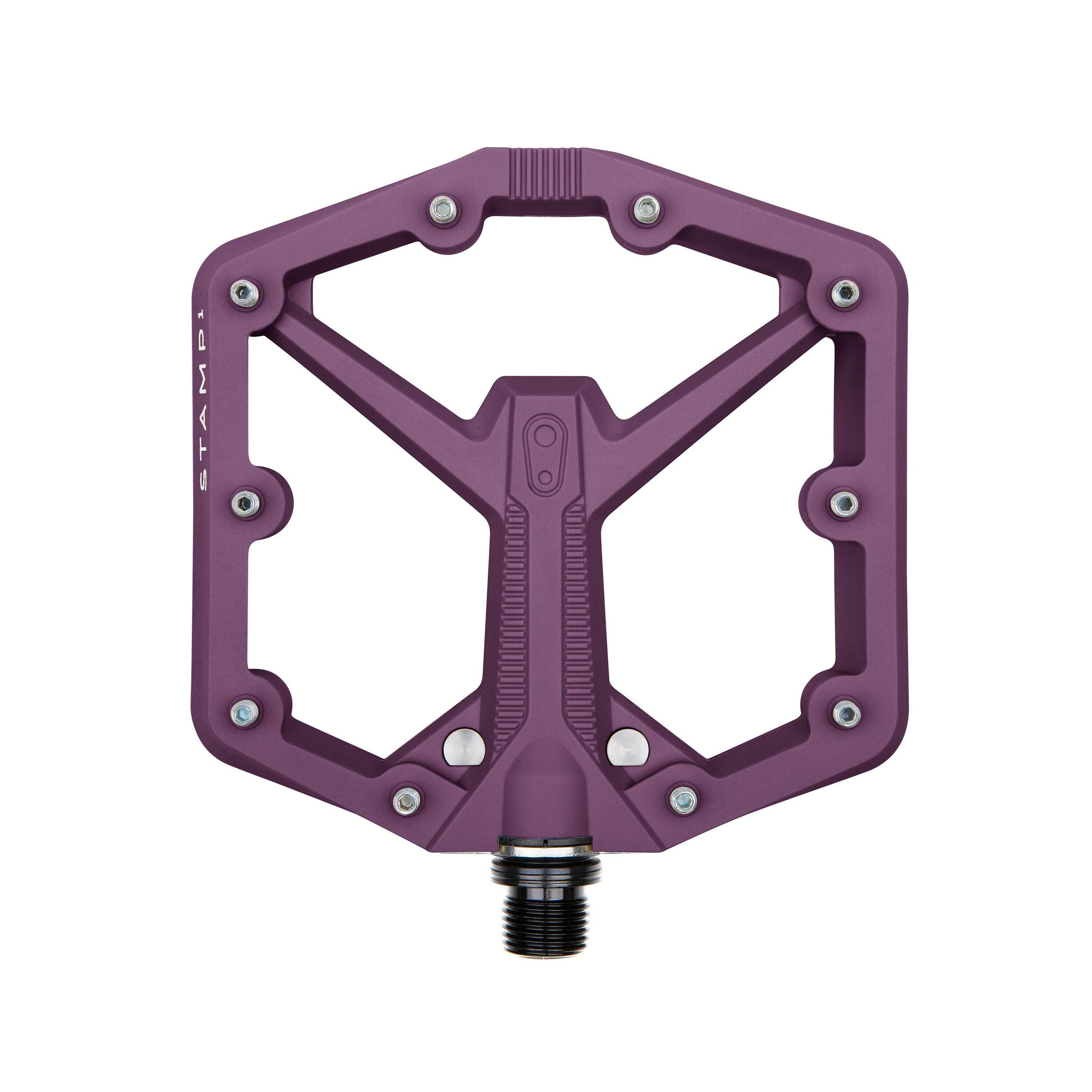 CRANKBROTHERS Pedale piattaforma MTB Stamp 1 Gen 2 Large, viola