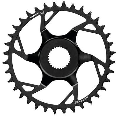 Sram Kettenblatt T-Type Eagle 12-f. 38 Z., schwarz, Alu, DM, für Bosch Gen4