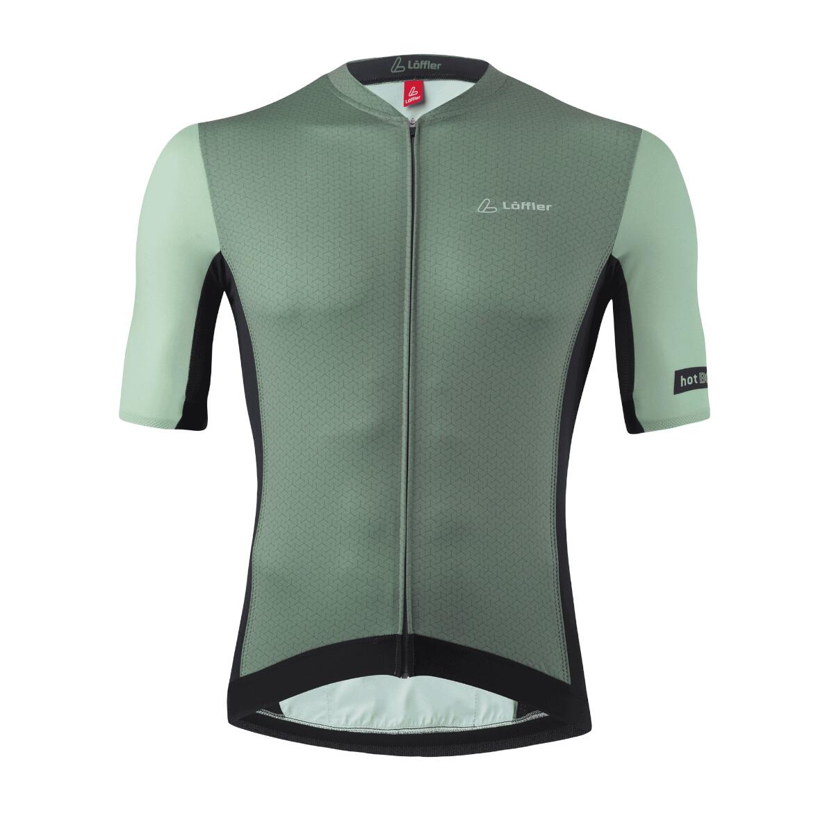 LOEFFLER Maglia da ciclismo a maniche corte FZ Core Pine HotBond® uomo – Verde