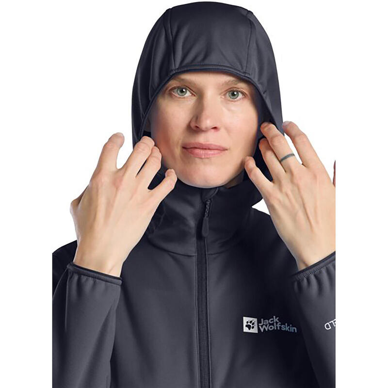 Geacă softshell damă Jack Wolfskin Feldberg Hoody
