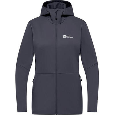 Dames softshell jas jack wolfskin feldberg hoody