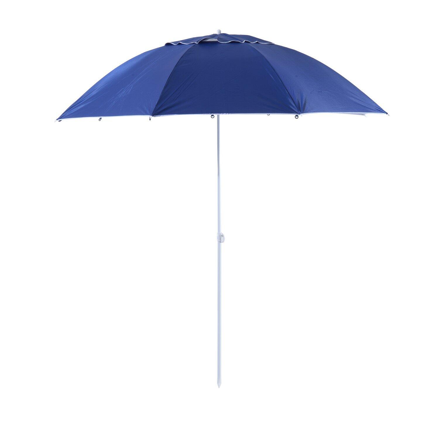 Outsunny Umbrelă de Exterior Parasolar 2X2.1m Albastru