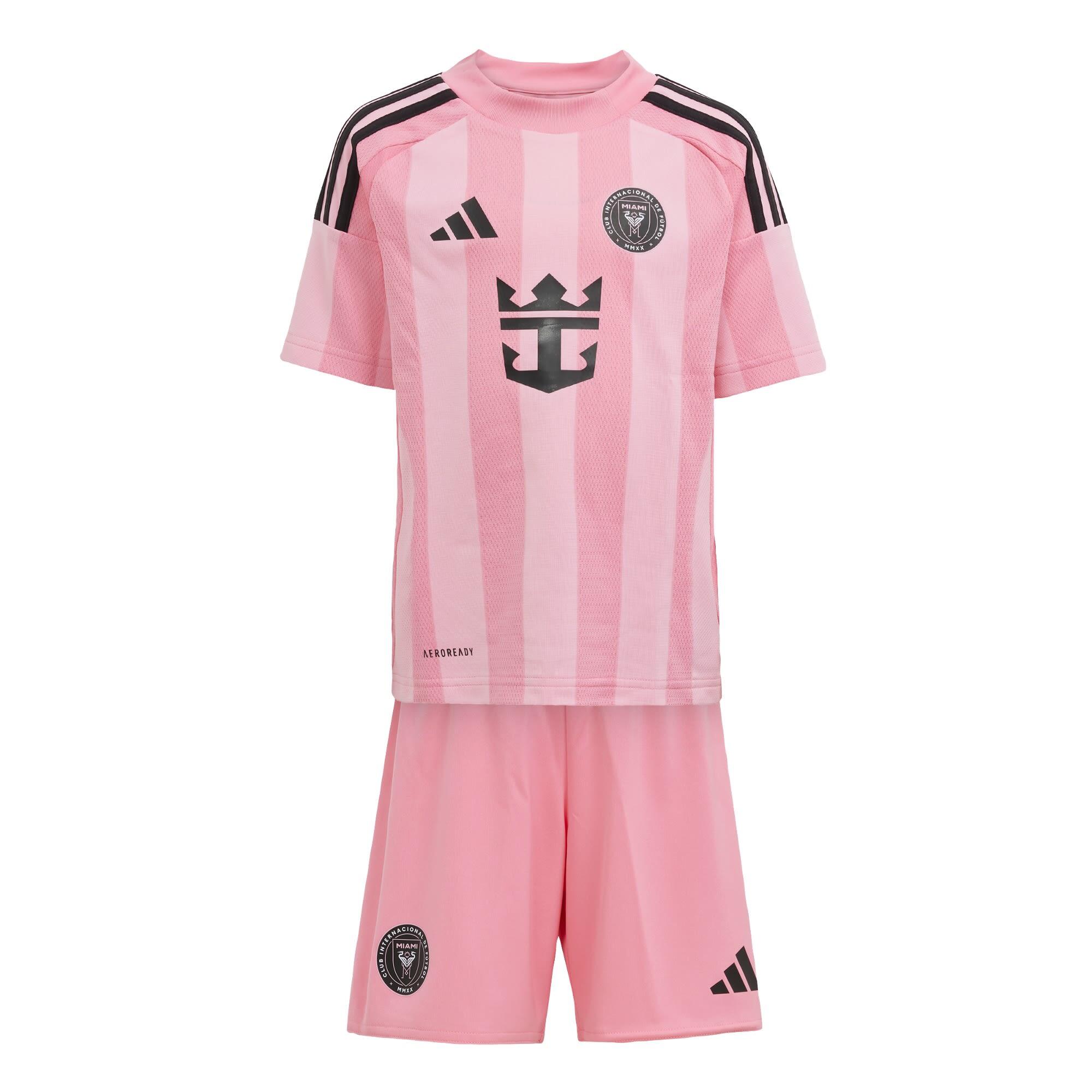 Adidas - Mini Kit Domicile Inter Miami Cf 25/26 Messi Enfants - Maillot Manches Courtes - Rose - 18 Mois - Decathlon