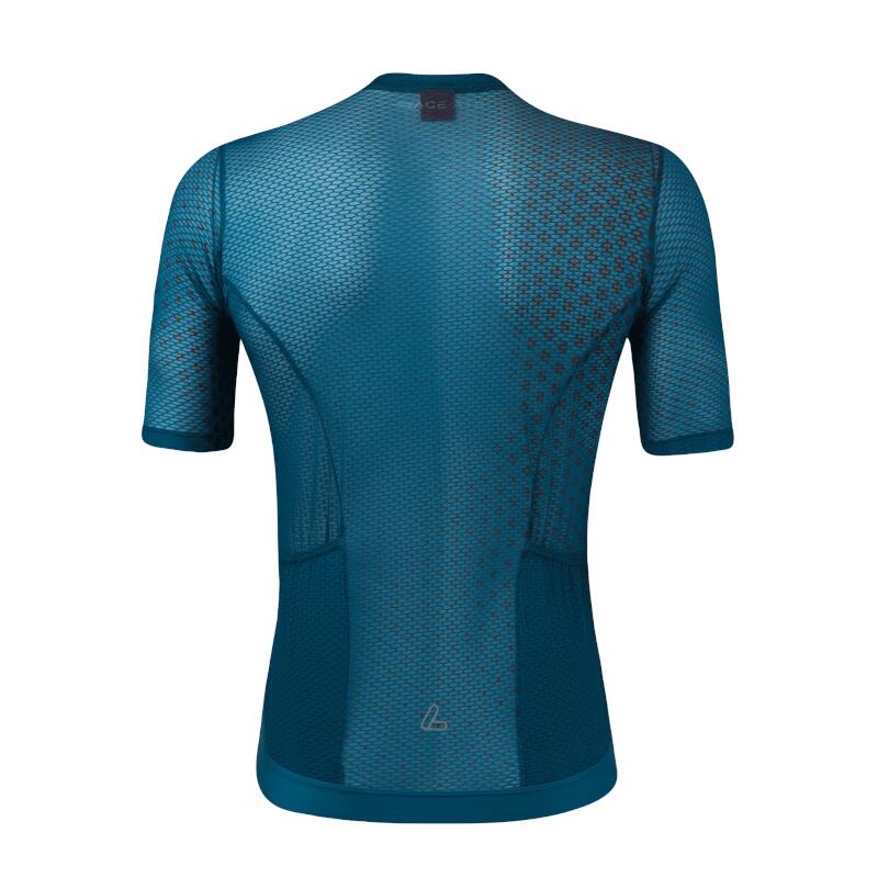 Maglia da ciclismo a maniche corte FZ Cool Air Blue Coral uomo – Blu 2/5