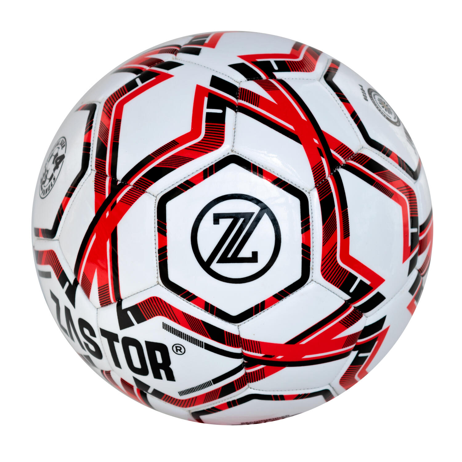 Balón de Fútbol Zastor Rival 4F2500 Rojo Talla 4 3/4