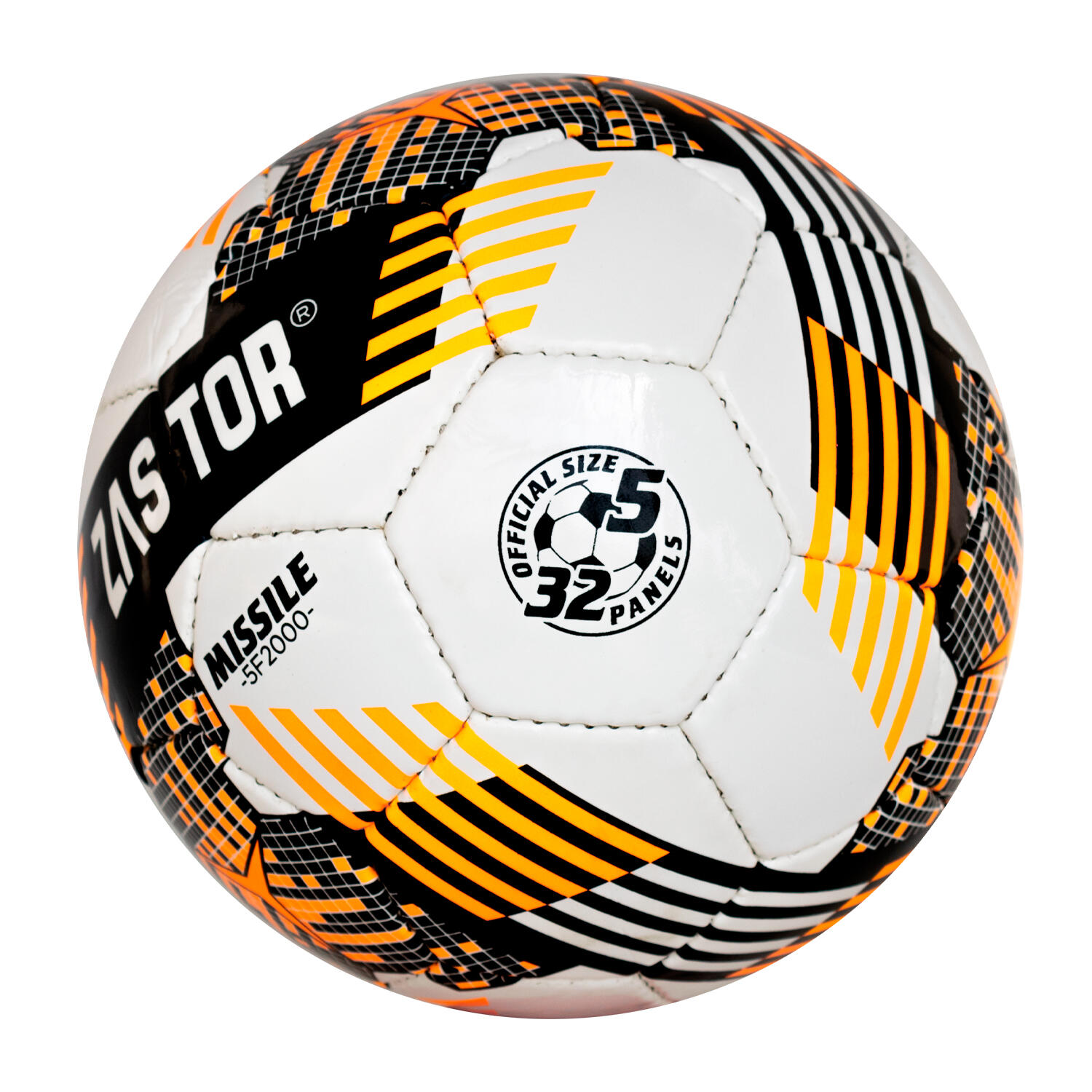 Balón de Fútbol Zastor Missile 5F2000 Naranja Talla 5 3/4