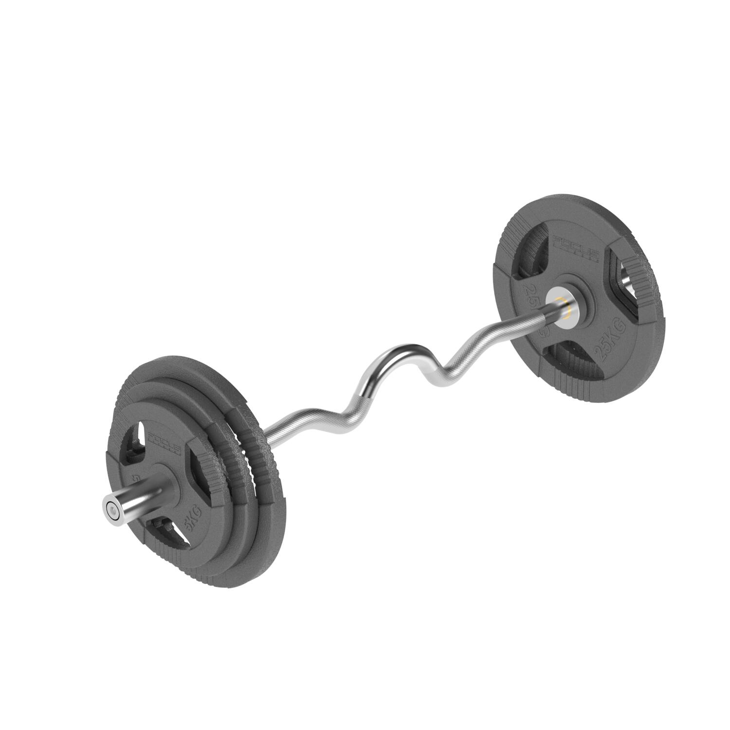 Olympische EZ Super Curlstang 50 mm - 120 cm 3/5
