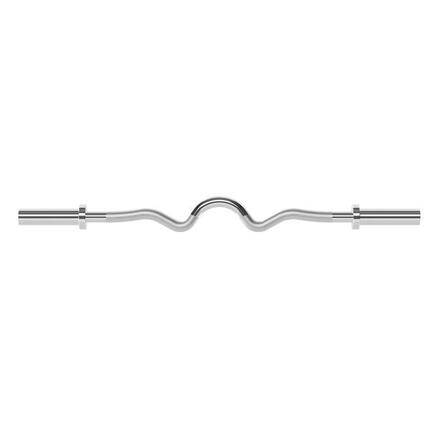 Olympique EZ Super Barre Curl - Barre d'haltère - 50 mm - 120 cm